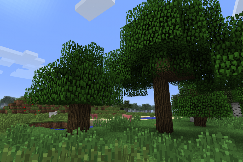 minecraft, trees, grass-1021046.jpg