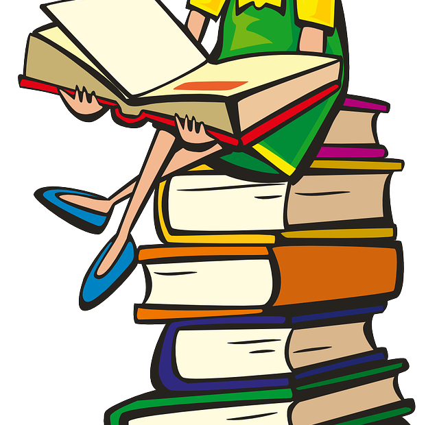 girl, books, stack-160172.jpg